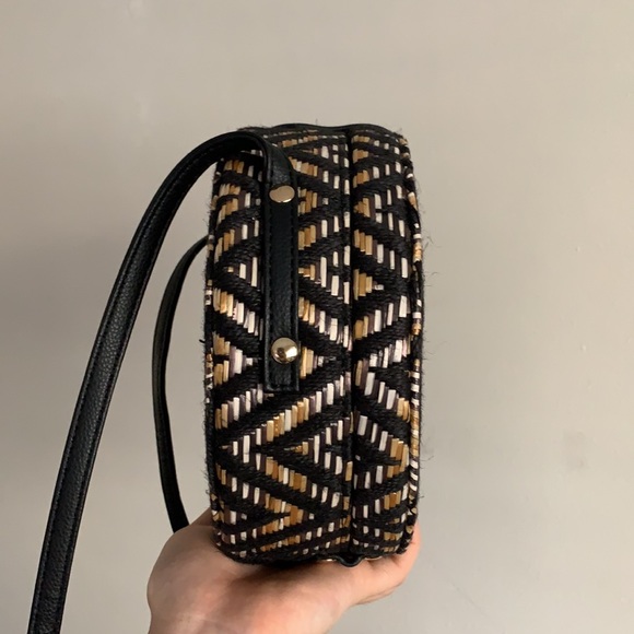 Lionel “Javanna” Rattan Circle Crossbody Bag - Picture 10 of 14